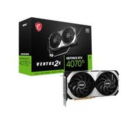 MSI GeForce RTX 4070 Ti VENTUS 2X 12G OC Scheda Video Gaming - 12GB GDDR6X, 2655 MHz, PCI Express Gen 4, 192-bit, 3x DP v 1.4a, HDMI 2.1a (Supporta 4K & 8K HDR)