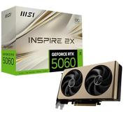 msi GeForce RTX 5060 8G INSPIRE 2X OC Scheda Video - Core 3840, Memoria 8GB GDDR7, Risoluzione massima (7680 x 4320), Connettori di alimentazione 8-pin x1, Velocità Memory Clock (MHz) 28 Gbps