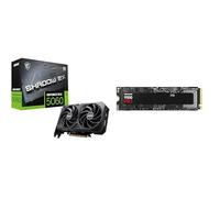 MSI GeForce RTX 5060 8G SHADOW 2X OC Scheda Video - Core 3840, Memoria 8GB GDDR7+ Samsung Memorie MZ-VAP1T0BW 9100 PRO SSD Interno da 1TB