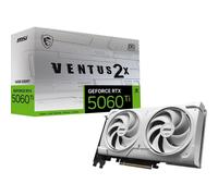 MSI GeForce RTX 5060 Ti VENTUS 2X OC WHITE PLUS 16GB GDDR7 Reflex 2 RTX AI DLSS4