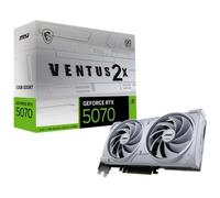 MSI GeForce RTX™ 5070 12G VENTUS 2X OC WHITE Scheda Video - GDDR7, 28Gbps, PCIe 5.0, HDMI 2.1b, DP v2.1b, 6144 CUDA Cores, 192-bit, TORX FAN 5.0, Afterburner, Metal Backplate, 650W PSU raccomandato