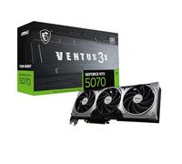 MSI GeForce RTX™ 5070 12G VENTUS 3X OC Scheda Video - GDDR7, 28Gbps, PCIe 5.0, HDMI 2.1b, DP 2.1b, 6144 CUDA Cores, 192-bit, Torx FAN 5.0, Afterburner, Metal Backplate, 650W PSU raccomandato