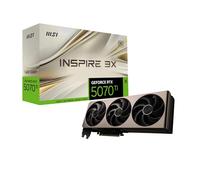 MSI GeForce RTX 5070 Ti 16G Inspire 3X OC scheda video - 16GB GDDR7 (28Gbps/256 bit), tripla ventola STORMFORCE - HDMI 2.1b, DisplayPort 2.1b, compatibile con case compatti (SFF Ready)