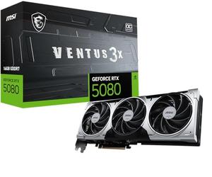 MSI GeForce RTX 5080 16G Ventus 3X OC Plus Scheda Grafica GeForce RTX 5080 16G Ventus 3X OC Plus/NV VD9021