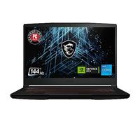 MSI GF63 Sottile portatile da gioco: Intel Core i5 di 11a generazione, GeForce RTX 2050, 15.6" FHD, 144Hz, 8GB DDR4, 512GB NVMe SSD, Cooler Boost 5, Win 11: Nero 1UCX-1424US