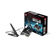 MSI Herald-BE WI-FI 7 MAX (Wi-Fi 7, 802.11BE, Bluetooth 5.4, PCIe, tecnologia di funzionamento multi-link, antenna esterna)