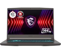 msi Laptop da gioco sottile da 15,6", 144Hz FHD, Intel Core i5-13420H, NVIDIA GeForce RTX 4060 4 GB, memoria DDR4 da 16 GB, SSD NVMe da 512 GB, Windows 11, nero