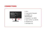 MSI MAG 271P QD-OLED X28 Display Gaming 27" WQHD - Lastra Quantum Dot OLED 2560 x 1440, 280Hz / 0,03ms, DisplayHDR True Black 400, HDMI 2.1, DP 1.4a, USB-C (PD 15W), Altezza e Inclinazione regolabili,