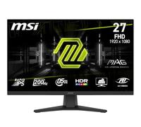 MSI MAG 272F Monitor Gaming 27", FHD 1920x1080, 200Hz, 0,5ms, HDR Ready, AMD FreeSync Premium, Eye Care, AI Vision, HDMI 2.0b, DP 1.2a, Supporto Regolabile in Inclinazione, Montaggio VESA, Nero