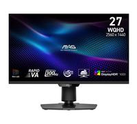 Surluoen MSI MAG 274QPF X30MV Display Gaming 27 Pollici WQHD - Lastra Rapid VA Mini LED 2560 x 1440, 300 Hz / 0,5 ms, DisplayHDR 1000, HDMI 2.1, DP 1.4a, Inclinazione/Altezza regolabili, Nero