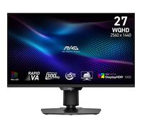 Surluoen MSI MAG 274QPF X30MV Display Gaming 27 Pollici WQHD - Lastra Rapid VA Mini LED 2560 x 1440, 300 Hz / 0,5 ms, DisplayHDR 1000, HDMI 2.1, DP 1.4a, Inclinazione/Altezza regolabili, Nero