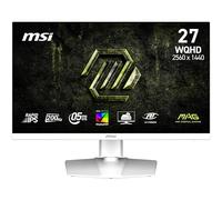 MSI MAG 274QRFW E20 Display Gaming 27" WQHD | Dalle Rapid IPS 2560x1440, 200Hz, 0,5ms, compatibile con VESA, HDMI, DisplayPort, Adaptive-Sync