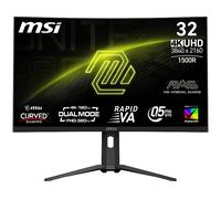 MSI MAG 321CUPDF Monitor Curvo Gaming 32" UHD - Pannello Rapid VA 1500R 3840 x 2160, Modalità Doppia / 0,5ms (GtG, Min.), Adaptive Sync - DP 1.4a, HDMI 2.1 CEC, USB Type-C (DP alternativo con 15W PD)