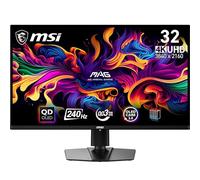 MSI MAG 321UPX QD-OLED Monitor Gaming 31.5" 4K UHD - Pannello Quantum Dot OLED (3840 x 2160), 240Hz/0.03ms, 99% DCI-P3, Display HDR True Black 400 - DP 1.4a, HDMI 2.1, USB Type-C
