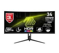 MSI Optix MAG342CQR Monitor PC 86,4 cm (34") 3440 x 1440 Pixel UltraWide Quad HD LCD Nero