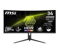 MSI Optix MAG342CQR Monitor PC 86,4 cm (34") 3440 x 1440 Pixel UltraWide Quad HD LCD Nero