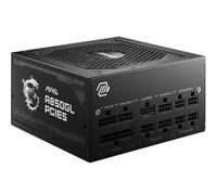MSI MAG A850GL PCIE5 Alimentatore 850W, 80 Plus Gold, completamente modulare, ATX 3.0, supporto GPU PCIe 5.0, ventola FDB da 120 mm, Full-Bridge LLC, cavi neri piatti