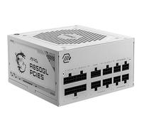 Msi Alimentatore Mag A850Gl Pcie5 Eu 850W Fully-Modular 80 Plus Gold White