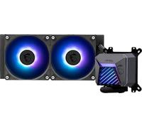 MSI MAG CORELIQUID A15 240 - AIO ARGB CPU Liquid Cooler - Radiatore da 240 mm - LGA 1851 Ready - Doppia ventola ARGB PWM da 120 mm, nero