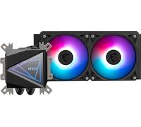 MSI MAG CORELIQUID I240 - AIO ARGB CPU Liquid Cooler - 400 mm Radiatore - LGA 1700 Ready - Triple 120mm ARGB PWM Fans, Nero