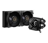 MSI MAG CORELIQUID P240 - Dissipatore a liquido 240mm (CPU, 240 mm, 2 ventole, Intel 115x/1200, AMD AM4/AM3+/TR4, nero, non RGB)