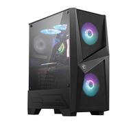 MSI MAG FORGE 100R computer case Midi Tower Nero, Trasparente