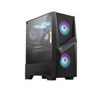 MSI Mag Forge 100R Mid Tower Gaming Computer Case'Black 306-7G03R42-809