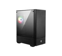 MSI MAG Forge 111R - Mid-Tower ATX Case (2 porte USB 3.0, 1 ventola A-RGB da 120 mm con controller incluso nella confezione, nero, RGB)