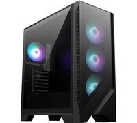 MSI MAG FORGE 320R AIRFLOW computer case Micro Tower Nero, Trasparente