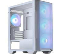 MSI MAG FORGE M100R Midi Tower Trasparente, Bianco