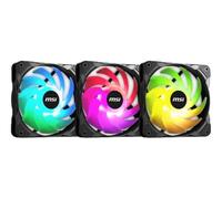 MSI MAG MAX F12A-3 - Kit ventola per telaio ARGB, 120 mm, colore: Nero