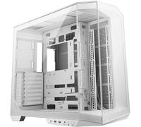 MSI MAG PANO 100L PZ WHITE ATX PC Case - Capacità ATX, staffa di installazione GPU Verical, supporto GPU, filtri antipolvere, staffa di archiviazione oscillante, doppia camera, USB 20Gbps Type-C