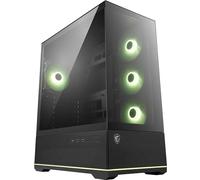 MSI MAG PANO 110R PZ - Case Mid-Tower Gaming PC - Supporta GPU fino a 400 mm di lunghezza, filtri antipolvere rimovibili, USB 20Gbps (Type-C), Back-connect ATX & Micro-ATX Supporto scheda madre
