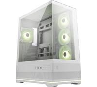 MSI MAG PANO 110R PZ White Case per PC Gaming ATX, Micro-ATX e Mini-ITX | Middle Tower, 4 ventole da 120 mm ARGB, hub ARGB, filtri antipolvere, due scomparti, USB Type-C da 20 Gb/s