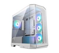 MSI MAG PANO M100L PZ WHITE Case PC Micro-ATX - Compatibilità Micro-ATX, Supporto GPU, Indicatore Livello, Filtri Antipolvere, 33 mm Spazio per Cavi, USB Type-C 20Gbps