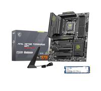 MSI MAG X870E Tomahawk - Scheda madre WiFi, ATX, supporta processori AMD Ryzen 9000/8000/7000, AM5, DDR5 Memory Boost 8400+ MT/s (OC), PCIe 5.0 x16, M.2 Gen5, Wi-Fi 7,5G LAN+Kingston NV3 2TB NVMe SSD