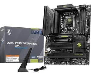 MSI MAG Z890 Tomahawk - Scheda madre di gioco WiFi (supporta processori Intel Core Ultra Series 2, LGA 1851, DDR5, PCIe 5.0, M.2, SATA, 5 Gbps LAN, USB Type-C, Wi-FI 7, Bluetooth 5.4,