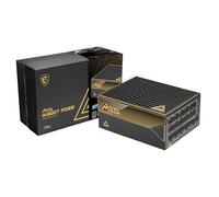 MSI Meg Ai1600T PCIE5 ATX 3.1 - Alimentatore da gioco modulare completo - Certificato 80 Plus Titanium 1600 W - Condensatori 100% giapponesi da 105 °C - Alimentatore ATX