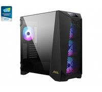 MSI MEG PROSPECT 700R Mid-Tower PC Case - E-ATX, Touch Screen IPS, pannello in vetro temperato, 4 ventole ARGB da 140mm, sportelli su 2 lati, 4 filtri antipolvere, USB 3.2 Gen 2x2 Type-C