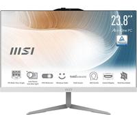 MSI Modern AM242 12M-637IT Intel® Core™ i5 i5-1235U 60,5 cm (23.8") 1920 x 1080 Pixel PC All-in-one 8 GB DDR4-SDRAM 512 GB SSD Windows 11 Pro Wi-Fi 6 (802.11ax) Bianco