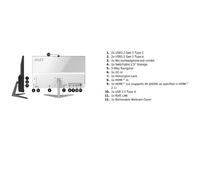 AIO 23,8CORE 5 16GB 512GB W11P WH C5-120U IPS NO TCH NO ODD WHITE