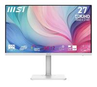 msi Modern MD272UPHW Monitor da ufficio UHD 27" - Pannello IPS 3840 x 2160, 60Hz, schermo eye-friendly, supporto regolabile in 4 direzioni - HDMI 2.0b, DisplayPort 1.4a, Type-C, USB-B, USB-A