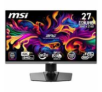 MSI MPG 272URX QD-OLED 27" Monitor Gaming 4K UHD - Pannello Quantum Dot OLED 3840 x 2160, EL Gen3, 240Hz / 0,03ms, 99% DCI-P3, ΔE≤2, DisplayHDR True Black 400, KVM, DP 2.1a, HDMI 2.1, USB Typ-C