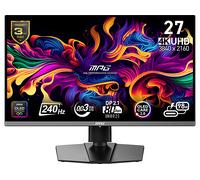 MSI MPG 272URX QD-OLED MONITOR GAMING, 26,5 ", UHD 4K, 3840 x 2160 Pixel, tempo di risposta 0,03 ms, refresh rate 240 Hz