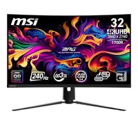MSI - MPG 321CURXDE QD-OLED Monitor PC 80 cm (31.5') 3840 x 2160 Pixel 4K Ultra HD Nero - SPEDIZIONE GRATUITA