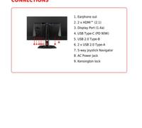 MSI MPG 321URX QD-OLED Monitor PC 80 cm (31.5") 3840 x 2160 Pixel 4K Ultra HD Nero