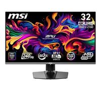 MSI MPG 322URX QD-OLED 31,5" 4K UHD Gaming Monitor - Pannello Quantum Dot OLED 3840 x 2160, 240Hz / 0,03ms, 99% DCI-P3, ΔE≤2, DisplayHDR True Black 400, KVM, RGB - DP 2.1a, HDMI 2.1, USB Type-C