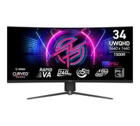 MSI MPG 346CQRF X24 34″ 3440 x 1440 240Hz VA Curvo 0,5ms USB-C DisplayHDR400 Adaptive-Sync