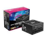 MSI MPG A1250GS PCIE 5.1 ATX 3.1 - Alimentatore da gioco, completamente modulare, certificato 80 Plus Gold, 1250 W, condensatori 100% giapponesi a 105 °C, doppio 12 V-2 x 6, alimentatore ATX