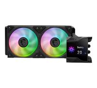 MSI MPG CORELIQUID D240 CPU Liquid Cooler da 60 mm, 2 ventole ARGB da 120 mm, Tubazione anti-evaporazione, Raffreddamento GI - Compatibile con Socket AMD e Intel